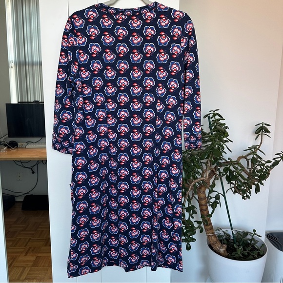 Boden Stephanie Floral Print Jersey 3/4 Sleeve Dress, Size 10R, EUC - Picture 2 of 10
